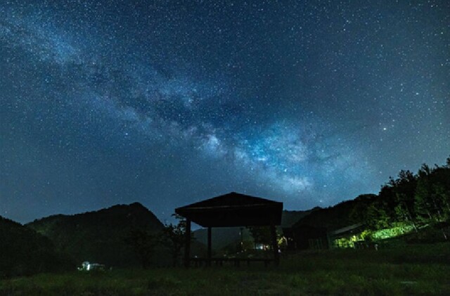 생태공원의 밤하늘. 이미지 환경부.