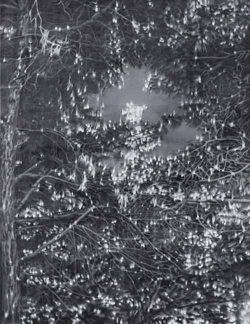 Night Forest 2(밤 숲2),  2024, oil on canvas, 145.5×112.1cm. 이미지 갤러리 루안앤코