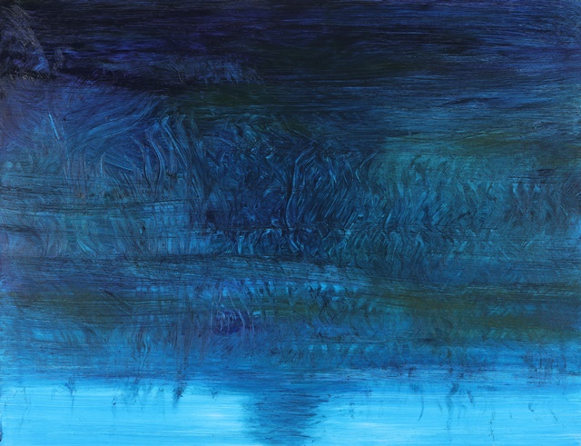 심현희, 생의 한가운데_ 평온하기를, 2024, 캔버스에 오일, 112X145cm. 이미지 영은미술관