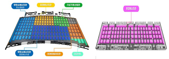 전시관 배치도. 이미지 산업부.