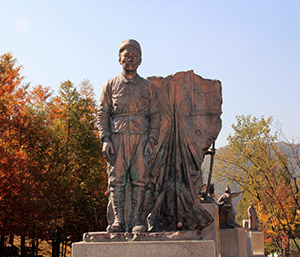 충남 천안 국학원 한민족역사문화공원 내 무명독립군 용사비. 사진 국학원.