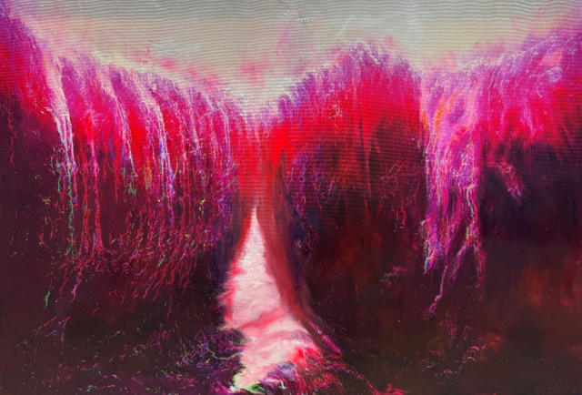 Cast a spell, 2024, Oil on canvas, 80.3 × 116.8 cm. 이미지 금산갤러리