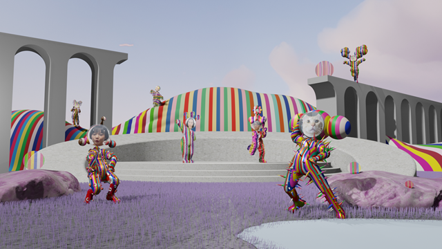 도로시 윤 '춤의 정원'. 이미지 구하우스미술관