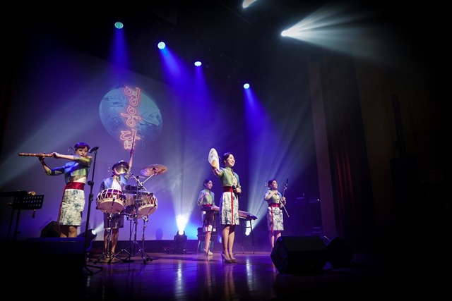 여성 5인조 퓨전국악 그룹 비단. 이미지 케이앤아츠