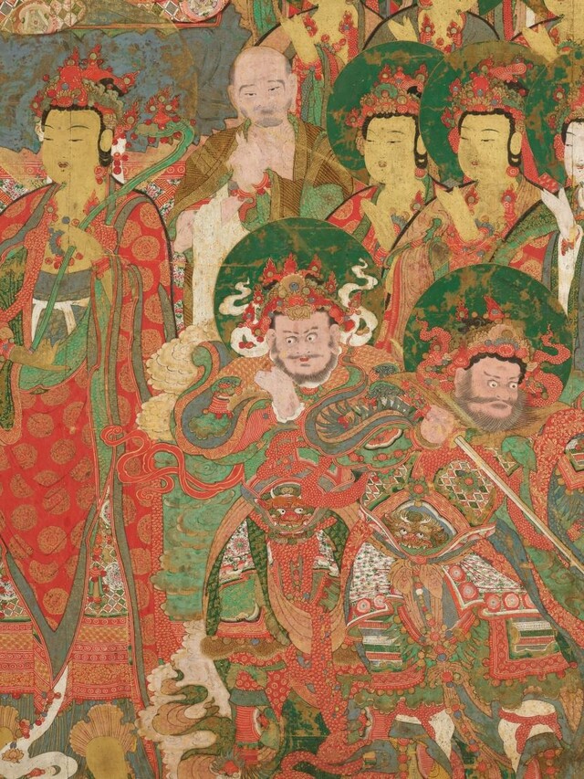 해인사 영산회상도. 이미지 국가유산청.