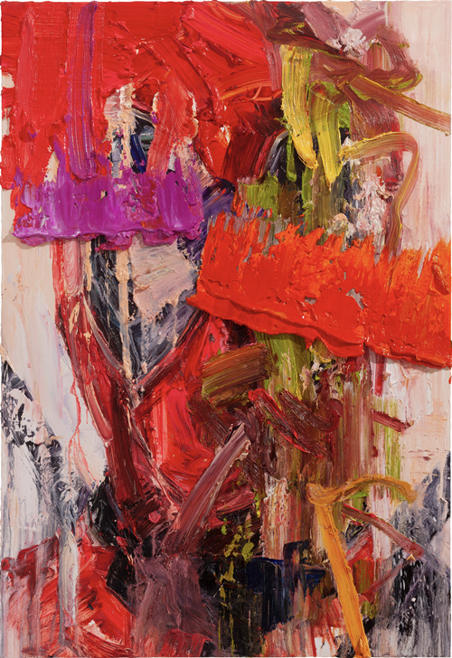 정재철, Unfamiliar face (Deadpool), 2024, oil on canvas, 116.8x80.3cm (50P). 이미지 갤러리박영