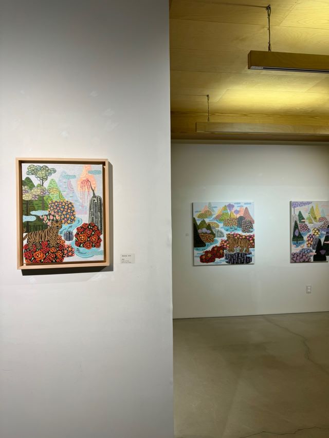 이동훈 작가 개인전 '마음을 휴식하다' 전시 모습(일부). 이미지 삼세영