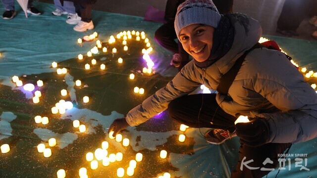 일본에서 14년 째 거주 중인 이탈리아인 스트라펠라 엘가 라우라 씨. 사진 강나리 기자.