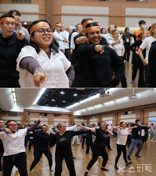 청년 지구시민 페스타 기간 참가자들은 신나는 춤으로 자신을 표현하는 시간을 가졌다. 사진 강나리 기자.