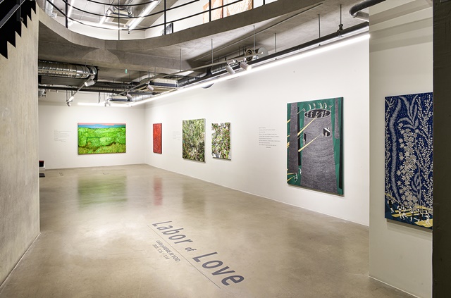 ' labor of love' 전시 모습. 이미지 갤러리밈