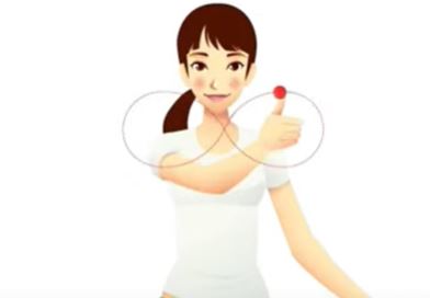 무한대 그리기 뇌운동 예시. 사진 일지의 브레인TV 갈무리.