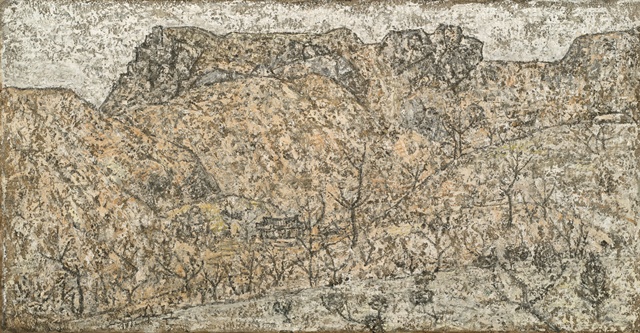산, 캔버스에 유채, 36x70, 1959. 이미지 제공 P&C 토탈갤러리