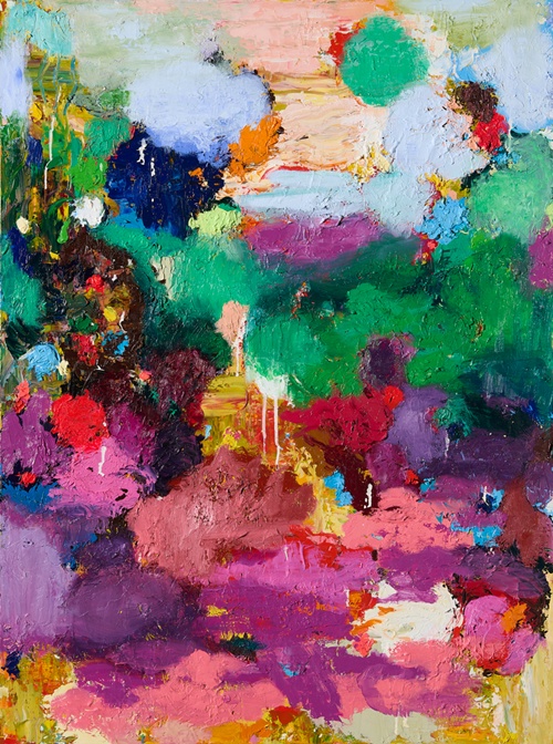 Natural Being-There or Here (그곳 혹은 이곳)24-37, 2024, Oil on canvas, 130.3×97cm. 이미지 금산갤러리