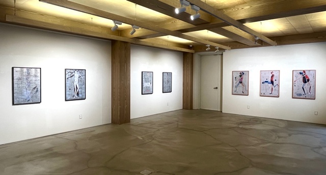 이상용 작가 초대전 'FATE, Beginning of Season : 운명, 계절의 시작' 전시 모습(일부). 이미지 삼세영 갤러리