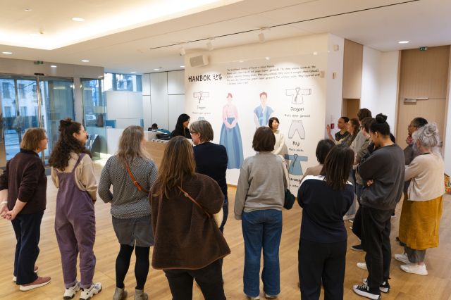 “한복 온더 로드” 프리뷰 행사. 사진  ©주벨기에유럽연합한국문화원