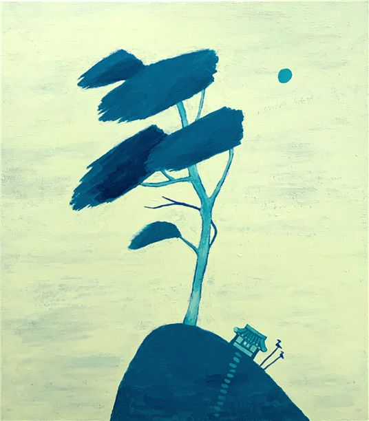 율리아, 훈풍, 2024, Acrylic on canvas, 45.5 ×53.0 cm. 이미지 갤러리5