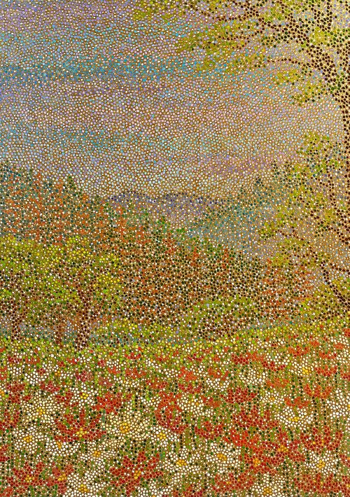 기억-기억의 향기, 2025,  Acrylic on canvas, 91.0x65.1cm. 이미지 갤러리나우