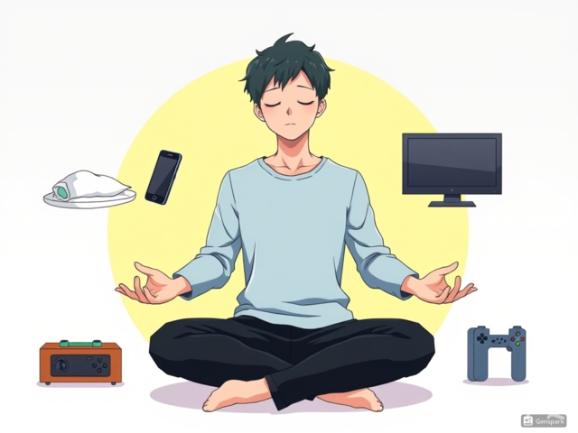 자기계발, 다이어트, 습관 고치기 등 목표를 세우고도 수많은 유혹에 빠져 작심삼일이 되기 쉽다. 사진 AI 생성 이미지.