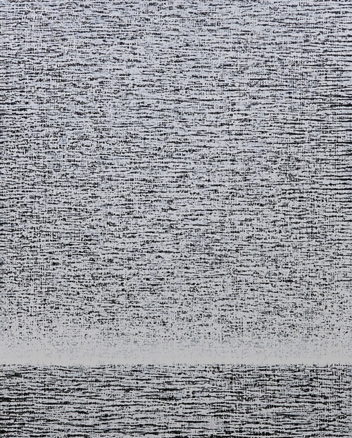 Chounhwan Lee, Meditation, 2024, Mixed media on canvas, 162.2 x 130.3 cm. Courtesy of SEOJUNG ART and the artist. 이미지 서정아트