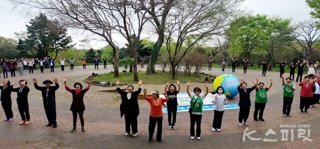 제주에서 열린 '2025 지구시민 런' 행사. 사진 박선정 기자.