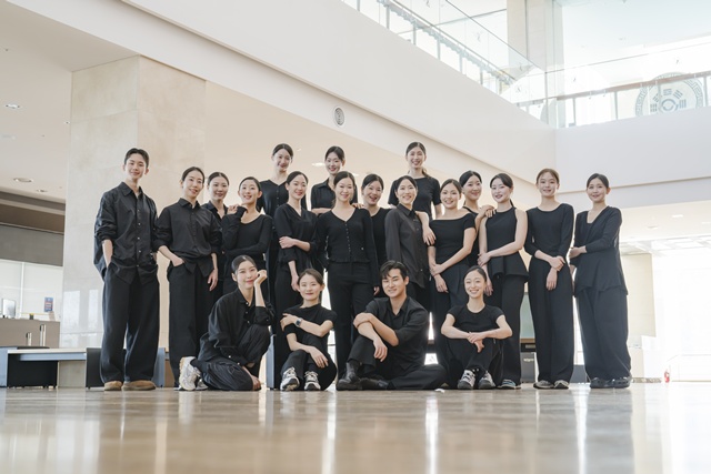 국립무용단 청년 교육단원. 이미지 국립박물관문화재단