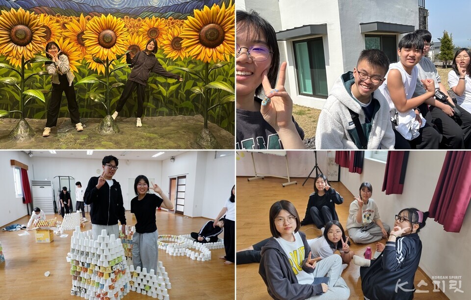 16살 민소희 학생은 제주 곳곳에서 벤자민인성영재학교 12기 신입생 동기 언니 오빠들과도 멋진 추억을 만들고 프로젝트을 하면서 올해 나 자신의 꿈을 위한 프로젝트를 기획하고 실행할 능력과 경험을 쌓았다. 사진 민소희 학생 제공.