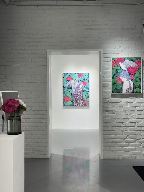 권경엽·황인란 2인전 "Another Her" 전시모습. 이미지 스텔라갤러리