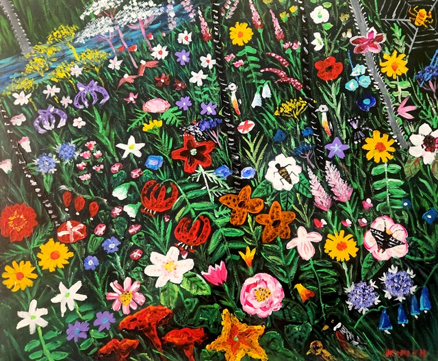 김종학, 여름, 2014, Oil on Canvas, 62.5x72.5cm. 이미지 삼원갤러리