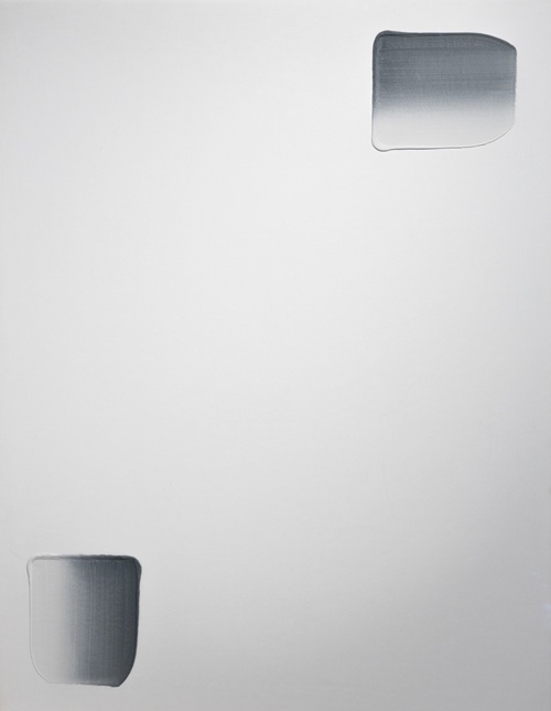 이우환, Dialogue, 2012, Oil and mineral pigment on canvas, 130x160cm. 이미지 삼원갤러리