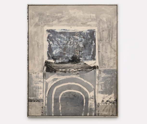 곽훈, Untitled, 1972, 캔바스에 유채, 종이콜라쥬, 젯소, 163.8 x 137.5cm.이미지 피엔씨갤러리