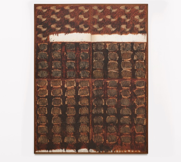 Hoon Kwak, Serial Imagery_Bowls – IV, 1981, 캔바스에 유채, 흑연, 206 x 156.2cm. 이미지 피엔씨갤러리