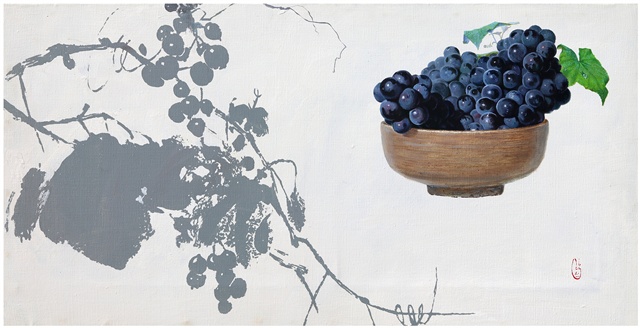 사의 사실, 2011,  Oil on wood, 80.0X40.0cm. 이미지 갤러리 나우