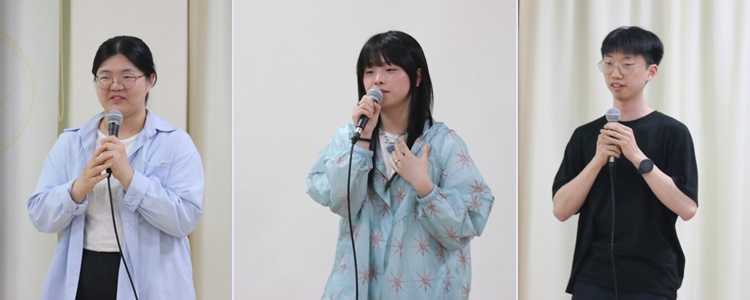 졸업 후에도 각 분야에서 도전하며 성장하는 벤자민인성영재학교 선배들의 경험담을 들었다. 사진 벤자민인성영재학교.