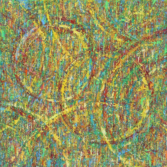 세레나데 No.19 - 조화, 2024, Oil on Linen, 45.5x45.5cm. 이미지 김순남