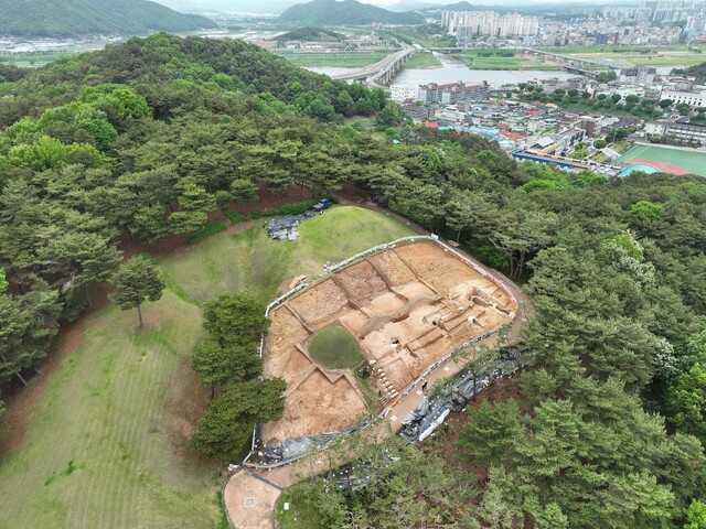 공주 왕릉원 1~4호분 2025년 5월 조사후 전경. 사진 국가유산청