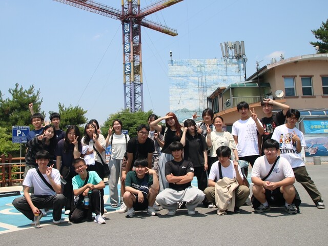 충주에서 한계도전 프로젝트를 한 학생들. 사진 벤자민인성영재학교.