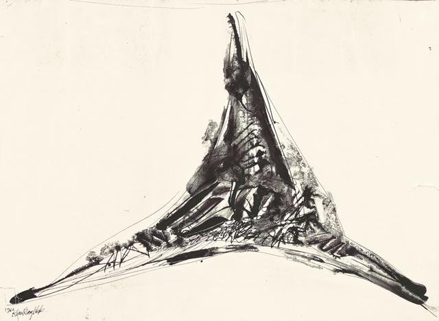 Untitled, 1962, Ink on paper, 38.5 x 52.5 cm. 이미지 조현갤러리