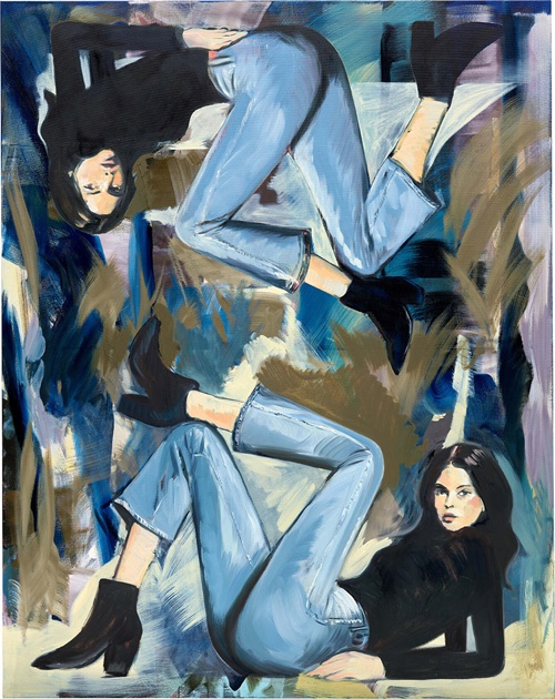 엘리 프랫Ellie Pratt, Reflection(A Threshold), 2022, oil on canvas, 189.8 x 150.2 cm. 이미지 아뜰리에아키