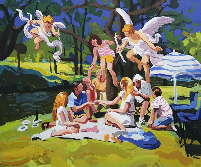 윤상윤 Yoon Sangyoon, The 8th of July-01, 2025, Acrylic on canvas,  60x72cm. 이미지 아뜰리에아키