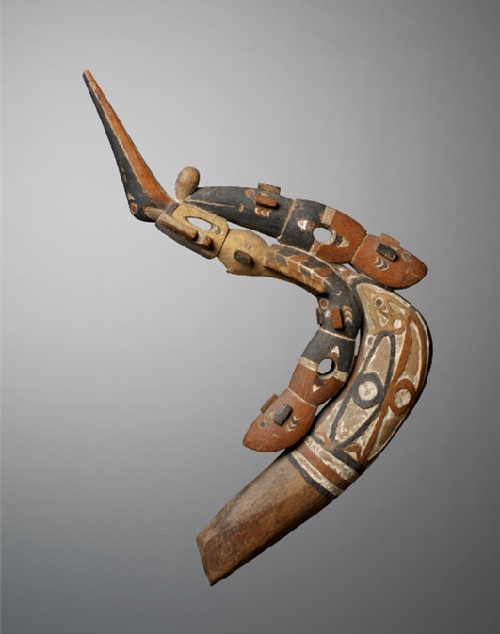 파푸아뉴기니 ‘카누 장식’. 이미지 국립중앙박물관.