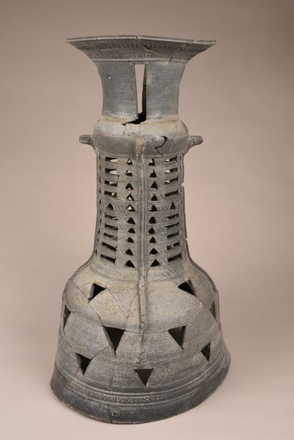 연합전시 대표 출품유물(원통형기대, 합천 옥전고분군 M4호분 출토, 경상국립대학교박물관 소장). 이미지 국가유산청