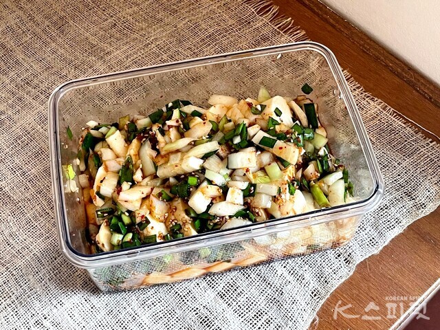 물 없이, 불 없이 가능한 '만능 순두부장' 레시피 3. 사진 백연지 시민기자.