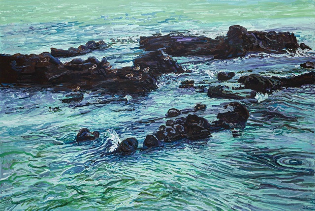 김용주, 예감, 2025, 캔버스에 아크릴, 130.3x193.9cm. 이미지 초록동색