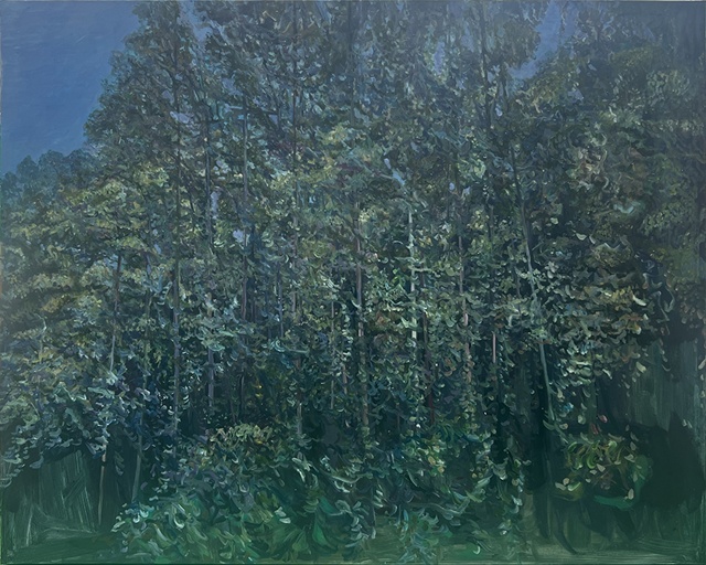 37˚N, 127˚E 02, 2025, oil on canvas, 162x130cm. 이미지 갤러리그림손