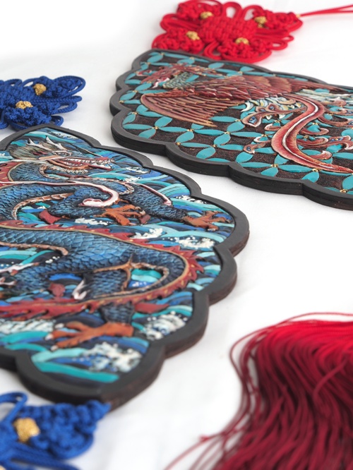 황인영,  용봉 장식 국화매듭노리개, 2025. 이미지 갤러리은