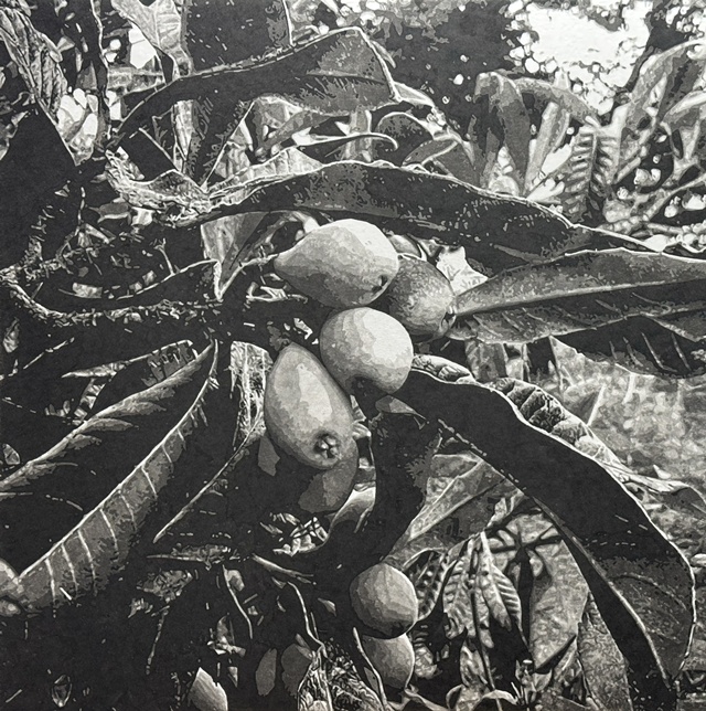 Recorded, 2025, 순지에 수묵, 91.0x91.0cm. 이미지 유병록