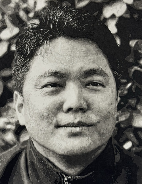 Recorded, 2025, 순지에 수묵, 40.9x31.8cm. 이미지 유병록