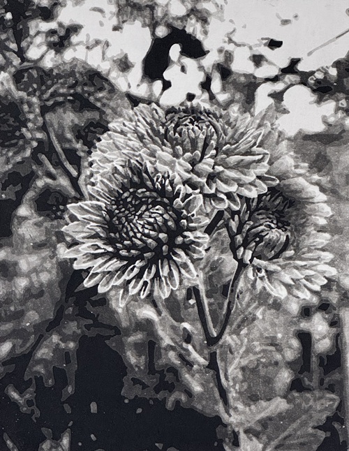 Recorded, 2025, 순지에 수묵, 40.9x31.8cm. 이미지 유병록