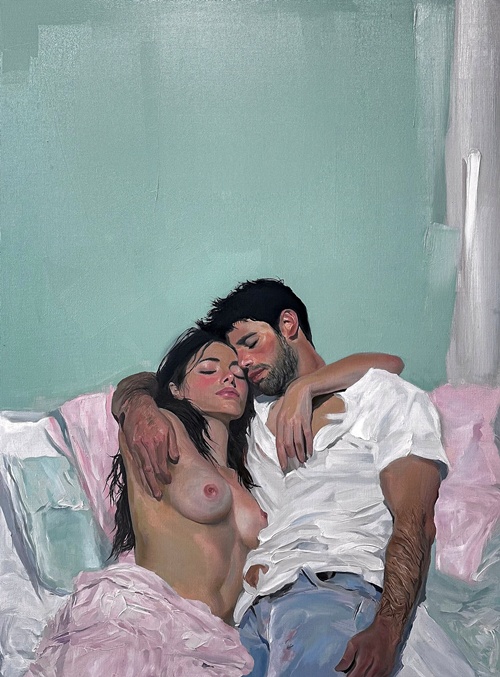 Hopeless Romantic - 1, 2025, Oil on linen, 130.3x97.0cm(60F). 이미지 갤러리나우