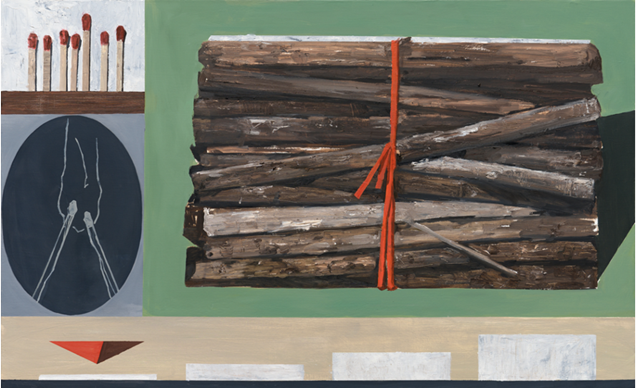 한 단위, 2023, 캔버스에 유채, 80.3 x 130.3 cm. 이미지 갤러리밈